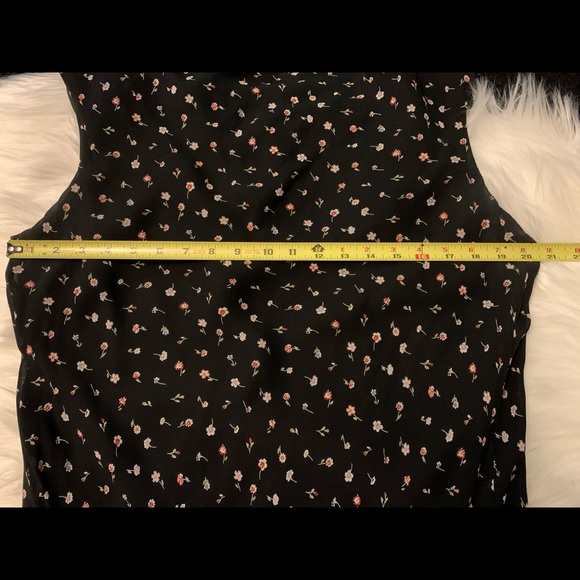 Evan Picone black floral lined dress - Picture 4 of 4